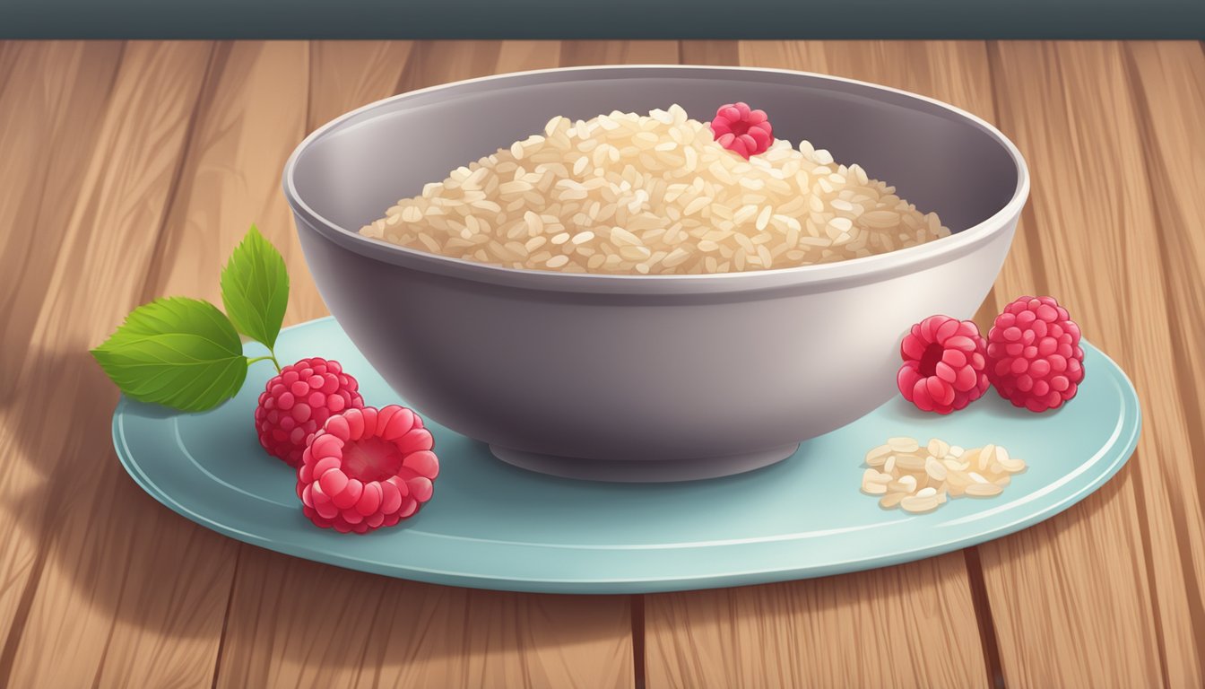 Nutritious Beech Nut Rice Cereal with Raspberries for Infants